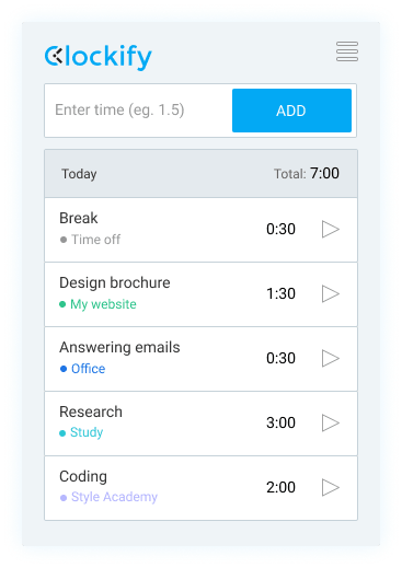 Aktivitätenprotokoll-App - Aktivitäten manuell protokollieren