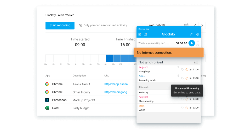 Auto-Tracker im Offlinemodus