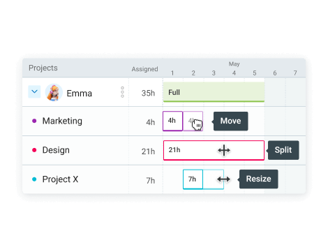 Scheduling feature - edit schedule