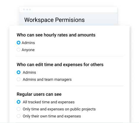 Manage user permissions