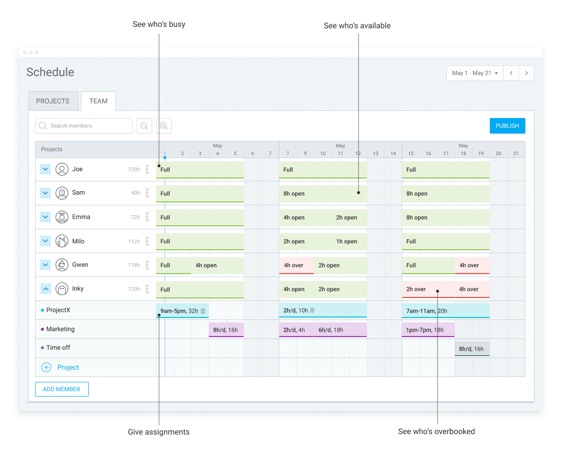 Time Tracking for Marketing Agencies with project screenshot