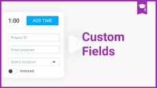 Zeiterfassung-Tutorial: Benutzerdefinierte Felder