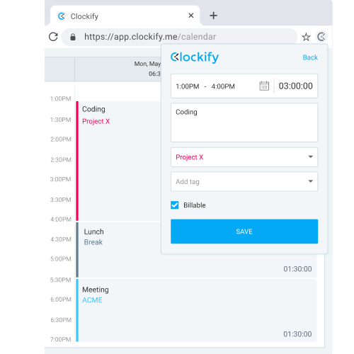 Online time tracking app and time tracker