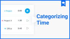tutoriel de suivi du temps catégorisation