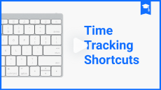 tutoriel de suivi du temps tracker raccourcis